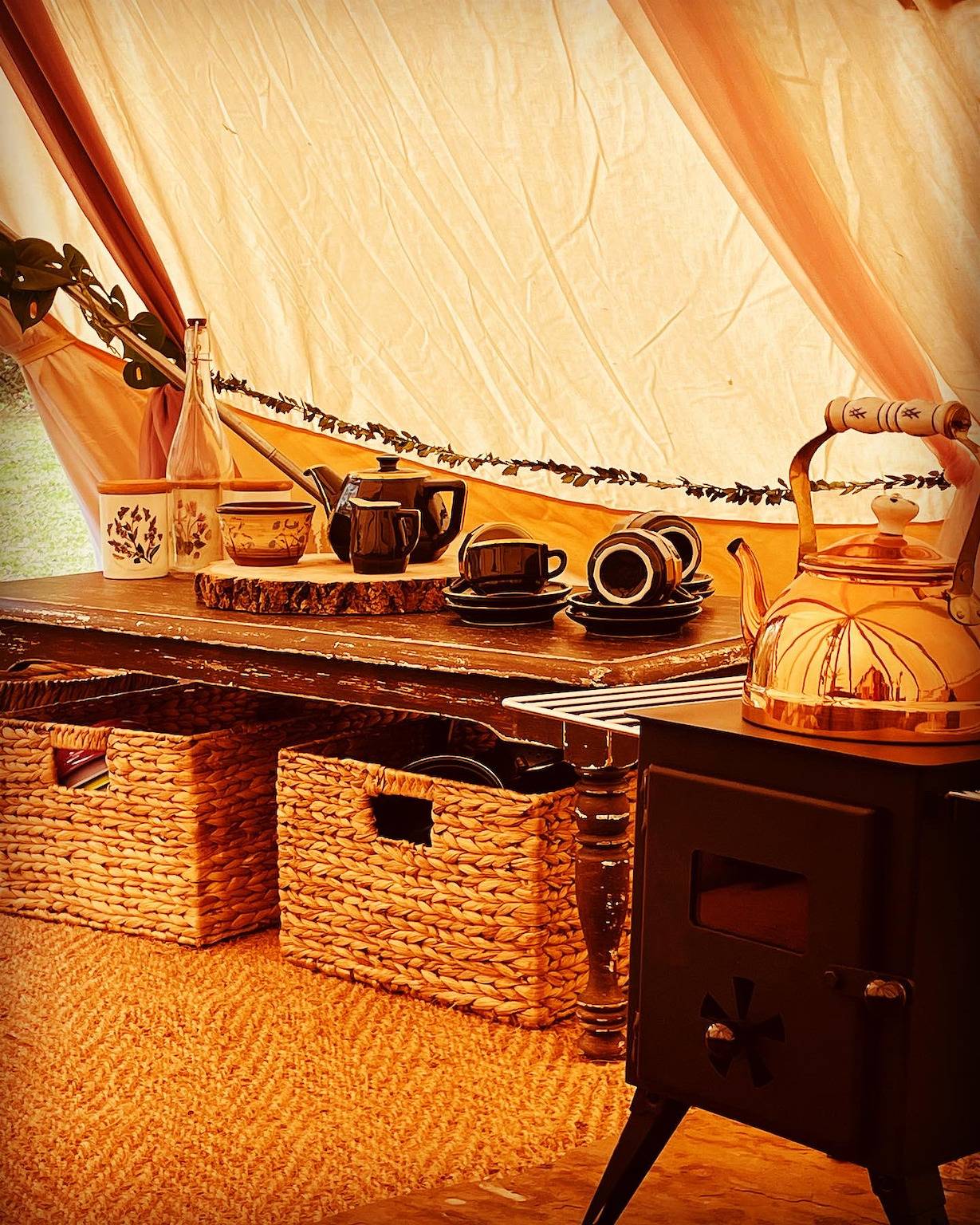 Jungle Bell Tent in Hampshire