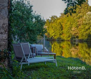 Gîte pour 10 personnes, avec vue sur le lac et jardin à Isle (Limoges)