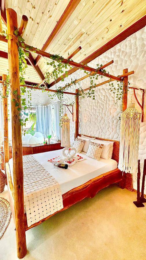 Casas e apartamentos de temporada para 5 pessoas, com jacuzzi e jardim em Porto de Pedras