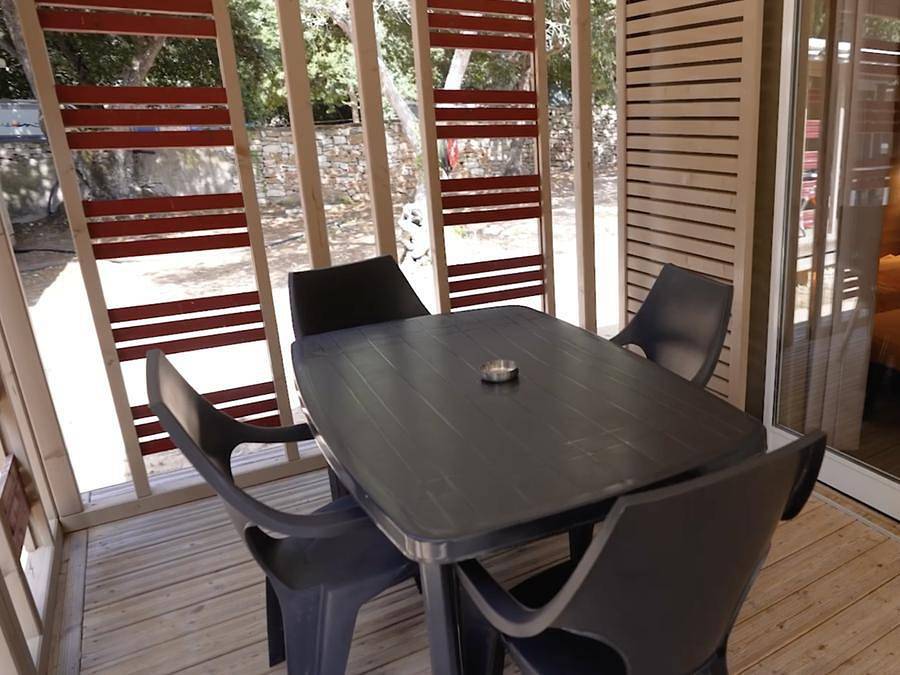 Camping Cavallo Morto - Chalet 4 persons - Wooden 2 bedrooms Air-conditioned in Bonifacio, Arrondissement de Sartène