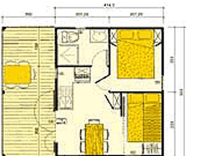 Chalet pour 5 personnes, avec bassin pour enfant dans le Gard - 3