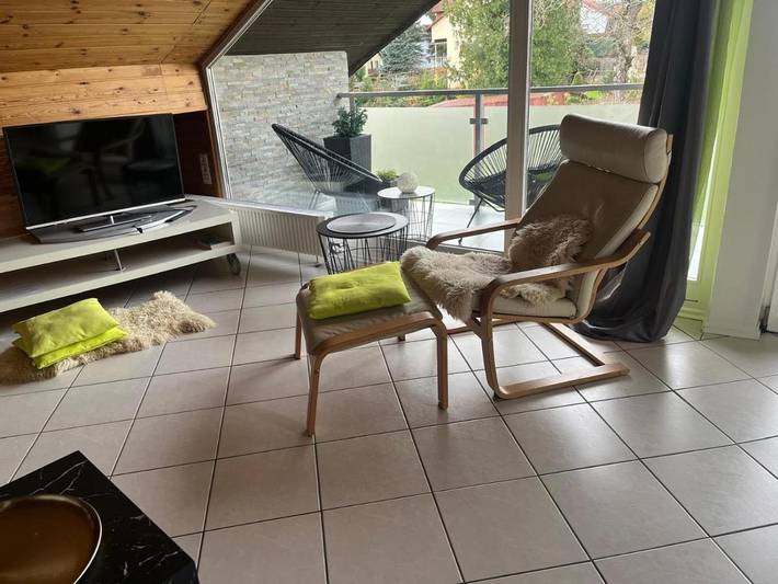 Ferienwohnung für 3 Personen, mit Balkon in Abtsteinach