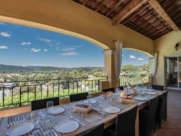 Villa climatisée et piscine chauffée, belle vue in Vidauban, Région de Draguignan