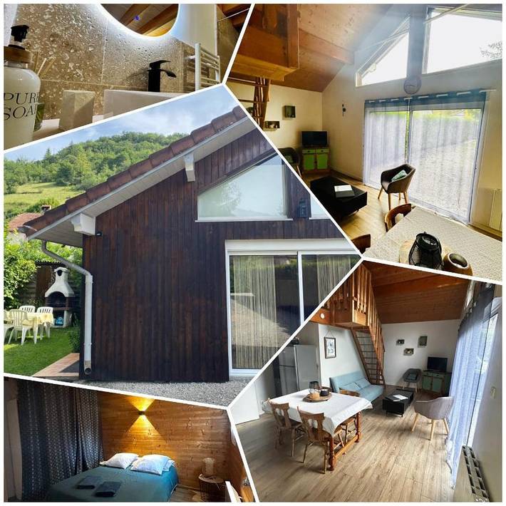 Gîte pour 4 personnes, avec vue et jardin, animaux acceptés dans Montgesoye