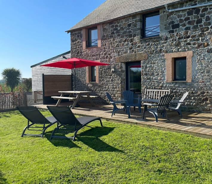 Gîte pour 4 personnes, avec Terrasse et Jardin à Mont-Dol