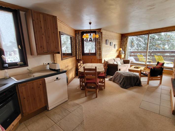 Gîte pour 6 personnes, avec balcon dans Courchevel 1850 - 3
