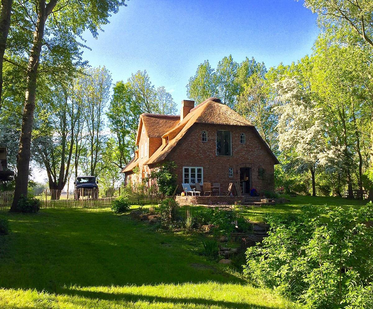 Maisonette in romantischem Reetdachhaus in Oldenswort, Eiderstedt