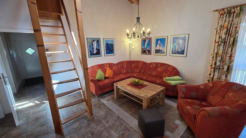 Ferienhaus für 6 Personen, mit Terrasse und Garten sowie Seeblick in Jabel - 3