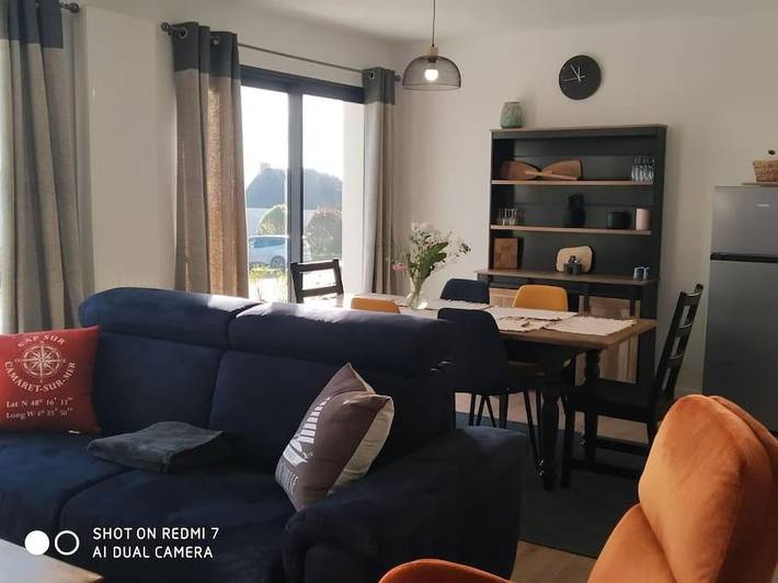 Location de vacances pour 6 personnes, avec vue et jardin à Roscanvel - 4