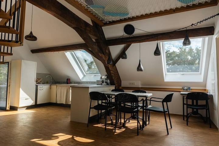 Gîte pour 8 personnes, avec terrasse et vue à Mersch - 2
