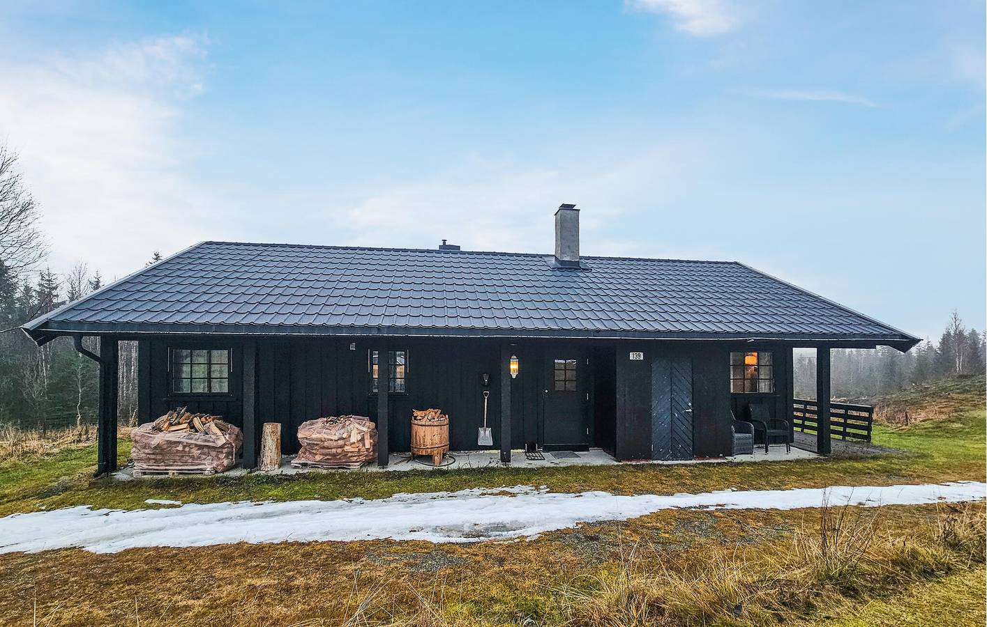 Feriehus for 10 personer med hage in Hemsedal 