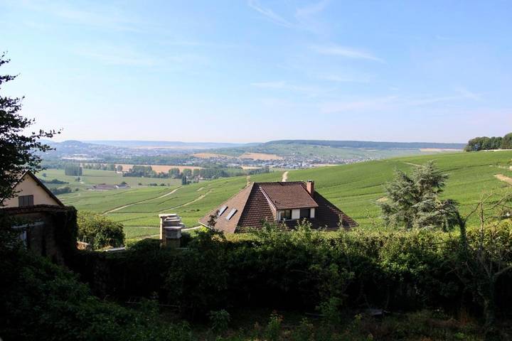 Gîte pour 4 personnes, avec vue et terrasse à Hautvillers