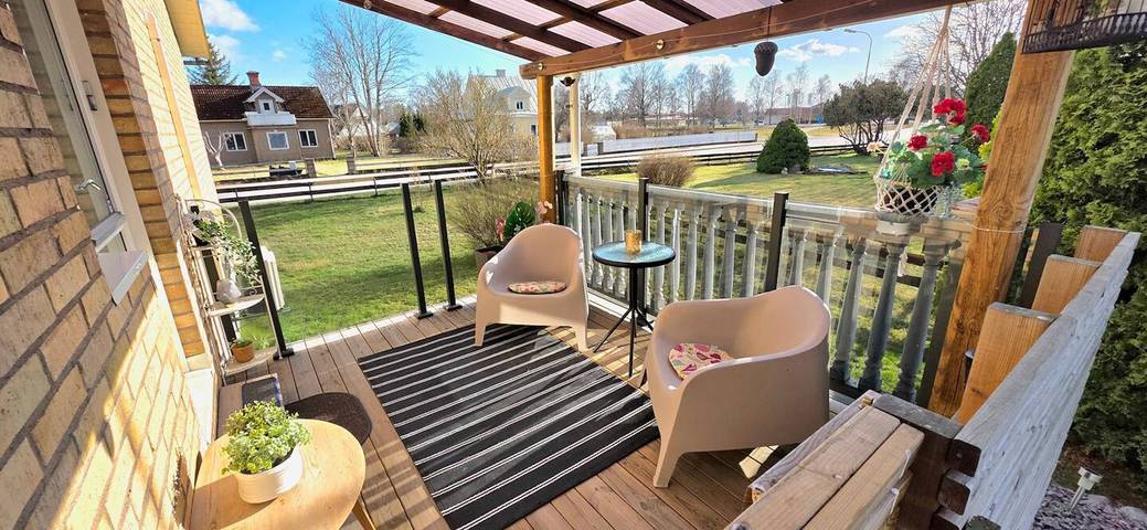 Ferienhaus für 4 Personen, mit Garten und Terrasse in Hultsfreds und Umgebung