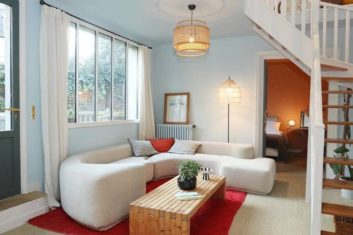 Maison de vacances pour 6 personnes, avec jardin et balcon à Senlis