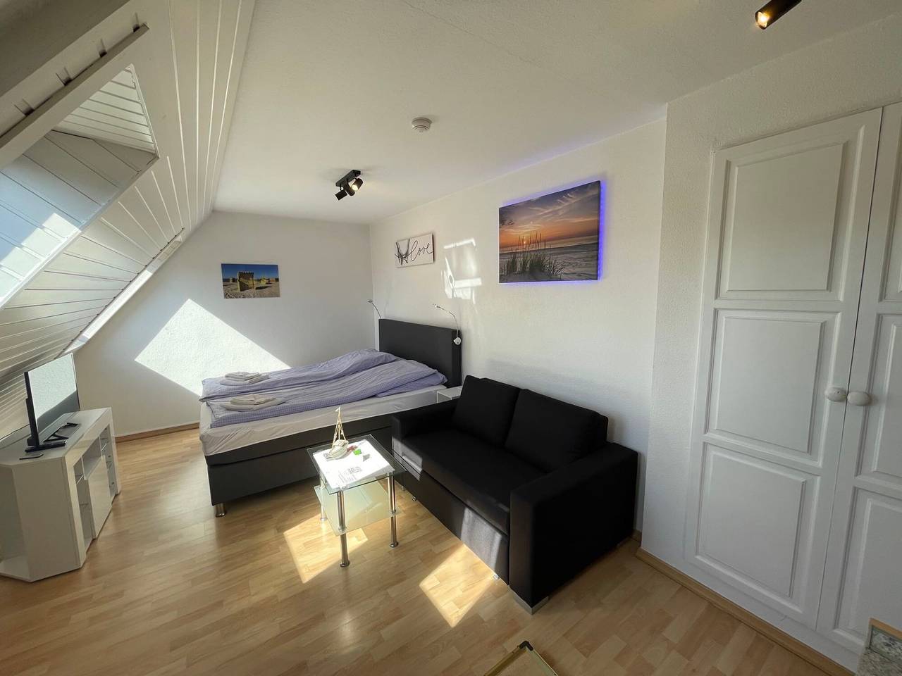 Ganzes Studio, Studio-Apartment „Luv Lee Duhnen 01“ mit Gemeinschaftsgarten und Wlan in Duhnen, Cuxhaven