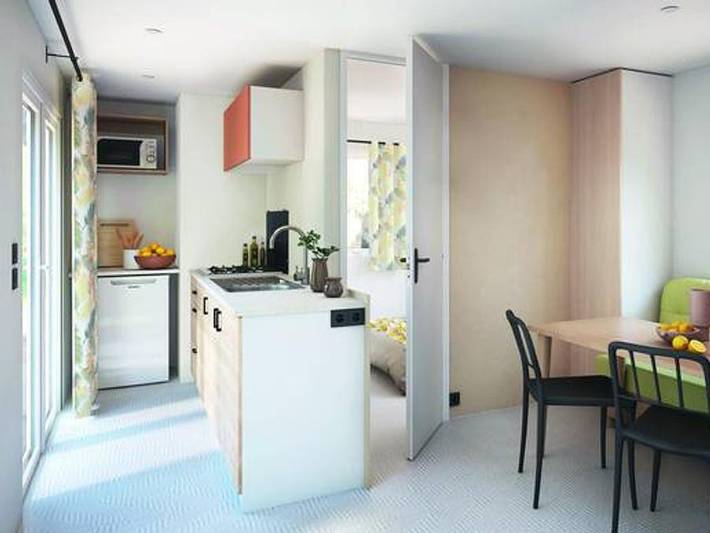 Camping Le Robinson - Mobilheim 4 personen - Komfort in Colleville-sur-Mer, Bayeux und Umgebung