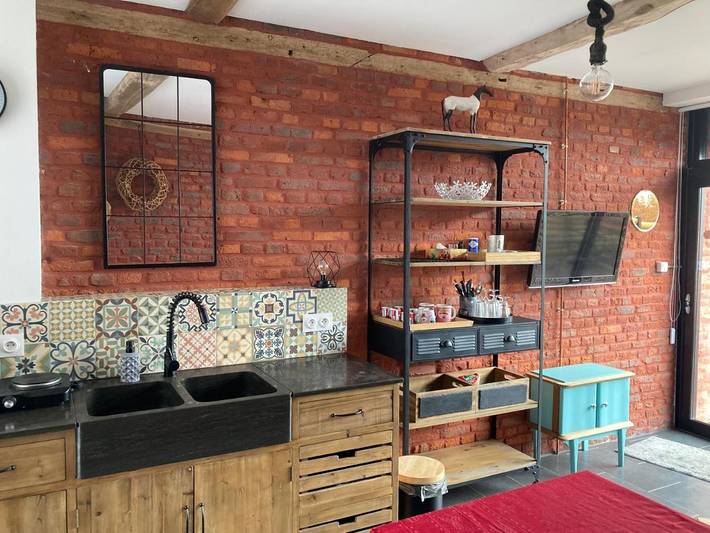 Gîte pour 2 personnes, avec vue et terrasse, animaux acceptés dans Parc naturel régional Scarpe-Escaut - 2