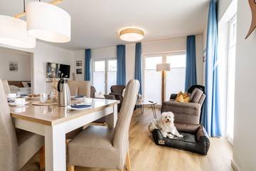 Ferienwohnung für 3 Personen, mit Sauna und Balkon in Schillig