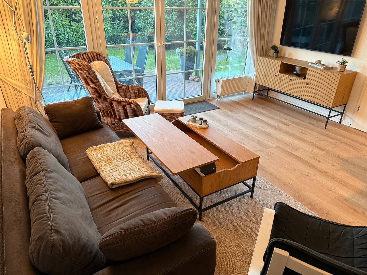 Ganze Wohnung, Ferienwohnung 'Strandoase' mit privater Terrasse, privatem Garten und Wi-Fi in Schönberg, Südliche Ostseeküste