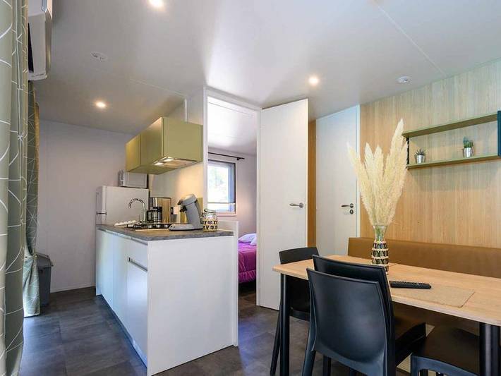 Camping Le Clos de Barbey  - Mobilheim 8 personen - Confort 3 Zimmer 30 m² in Bauduen, Brignoles Region