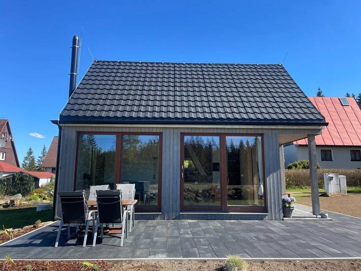 Chalet für 5 Personen, mit Ausblick und Terrasse sowie Garten, mit Haustier im Erzgebirge (Tschechien) - 3