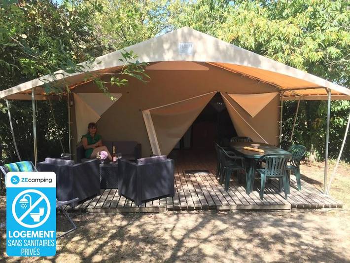 Mobil home pour 6 personnes, avec bassin pour enfant à La Romieu - 2