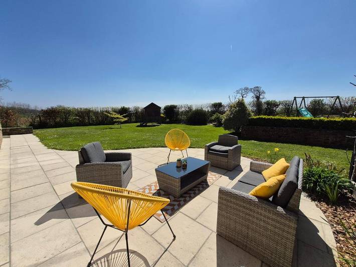 Location de vacances pour 6 personnes, avec vue et jardin, animaux acceptés à Vesly - 4