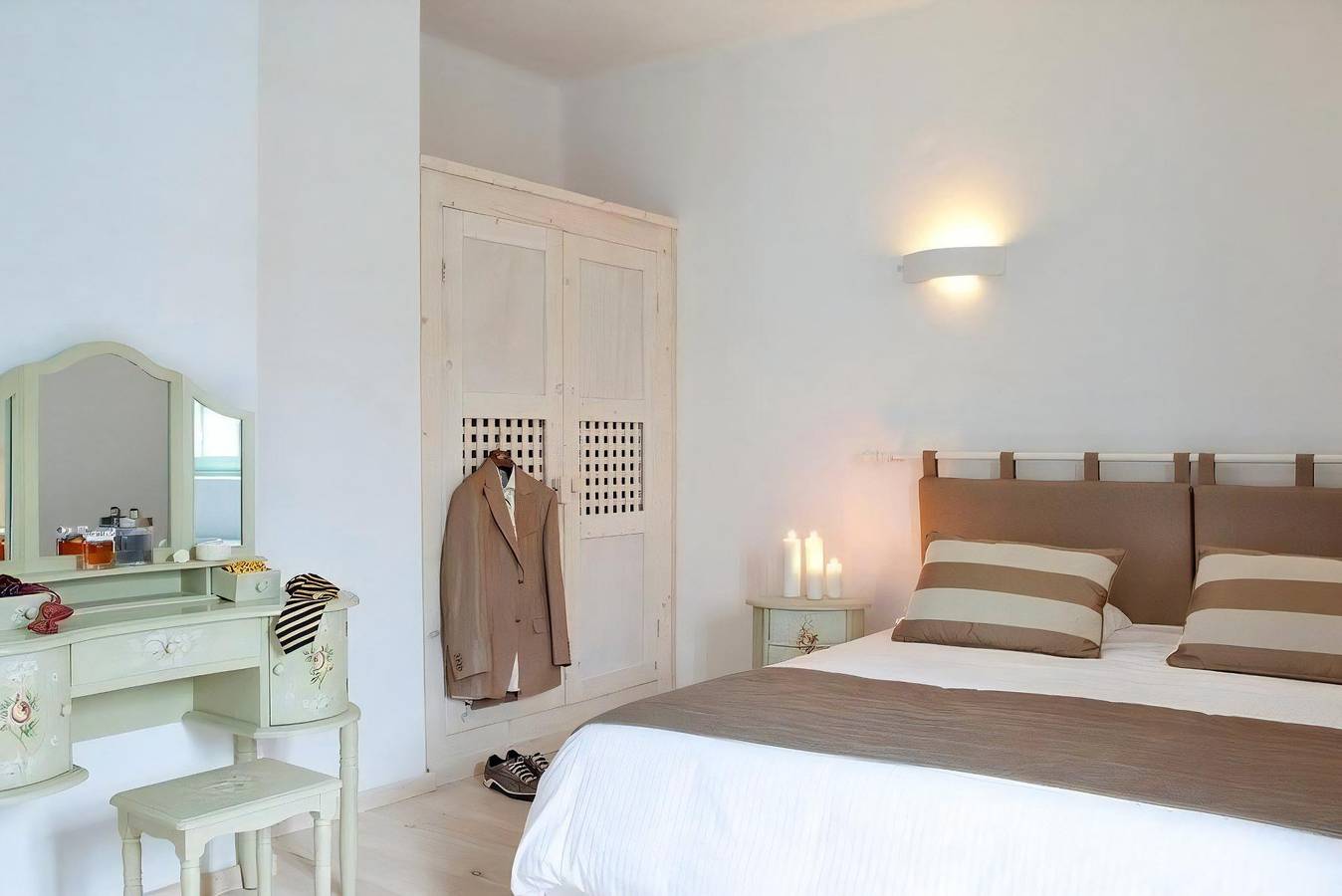 Villa für 4 Personen mit Balkon in Megalochori, Santorin