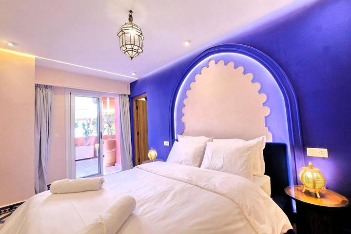 Gîte pour 3 personnes, avec vue ainsi que piscine et jardin dans Jardin Majorelle Marrakech - 4