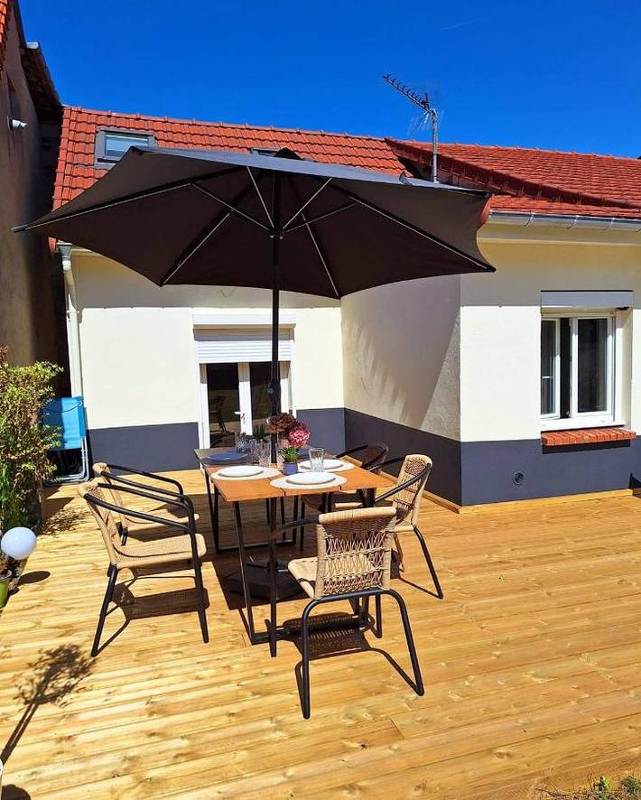 Gîte pour 10 personnes, avec jardin à Bracquemont - 3