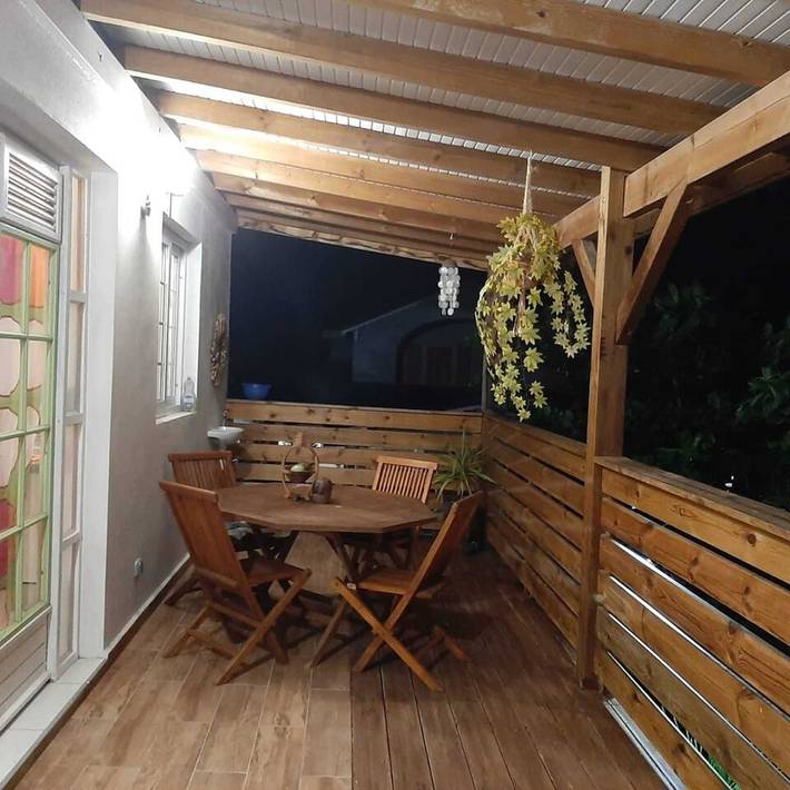 Estudio para 4 personas, con terraza y jardín - 1