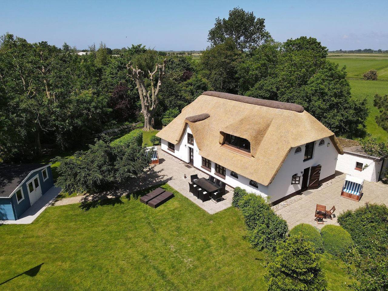 Reetdachhaus Friesen Chalet in Tating, Eiderstedt