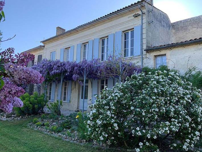 Gîte pour 2 personnes, avec piscine ainsi que vue et terrasse à Saint-Estèphe - 4
