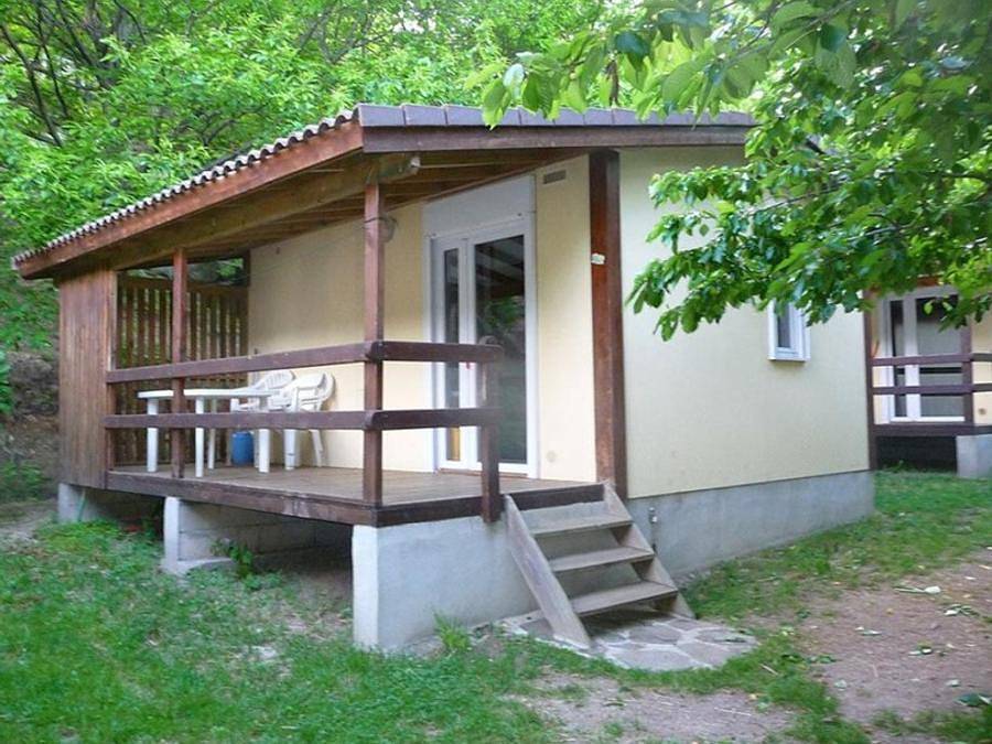 Camping La Drobie - Chalet 4 personnes - 25 m² in Sablières, Parc naturel régional des Monts d'Ardèche