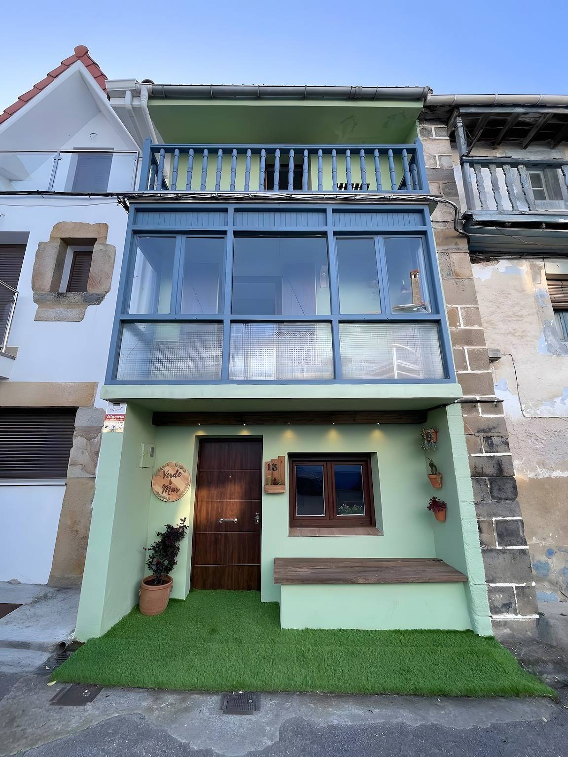 Maison de vacances 'Verde & Mar' avec vue mer, jardin privé et Wi-Fi in Islares, Castro-Urdiales