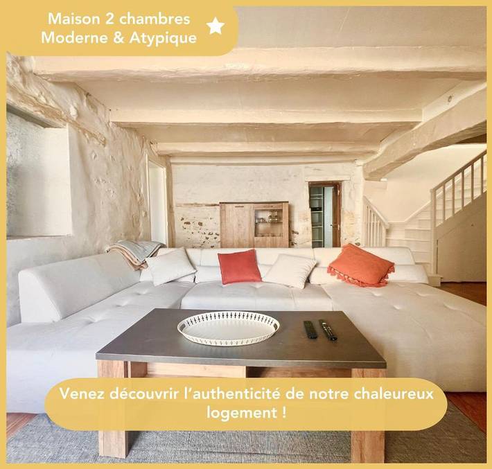 Location de vacances pour 6 personnes, avec jardin, animaux acceptés à Saint-Coutant-le-Grand