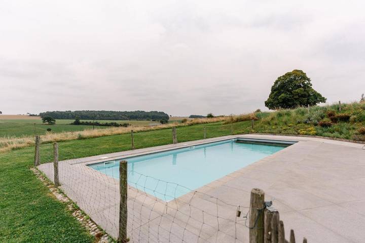 Location de vacances pour 15 personnes, avec sauna et vue ainsi que piscine et jardin à Ciney - 4