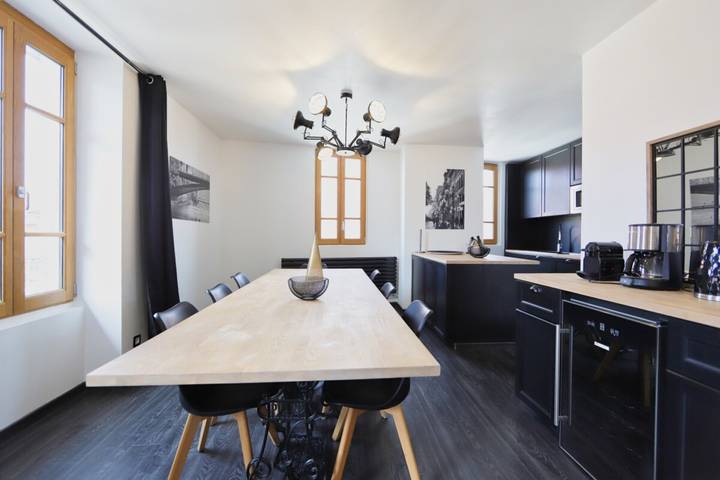 Appartement de vacances pour 7 personnes, avec sauna et terrasse, animaux acceptés