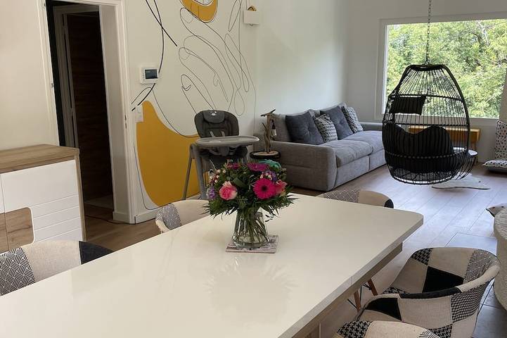 Maison de vacances pour 4 personnes, avec Jacuzzi