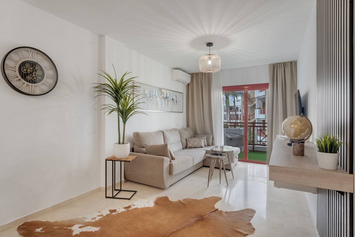 Apartamento entero, Apartamento vacacional 'Casa Soleil Palm-Mar' con vistas al mar, Wi-Fi y aire acondicionado in Palm-Mar, Arona 