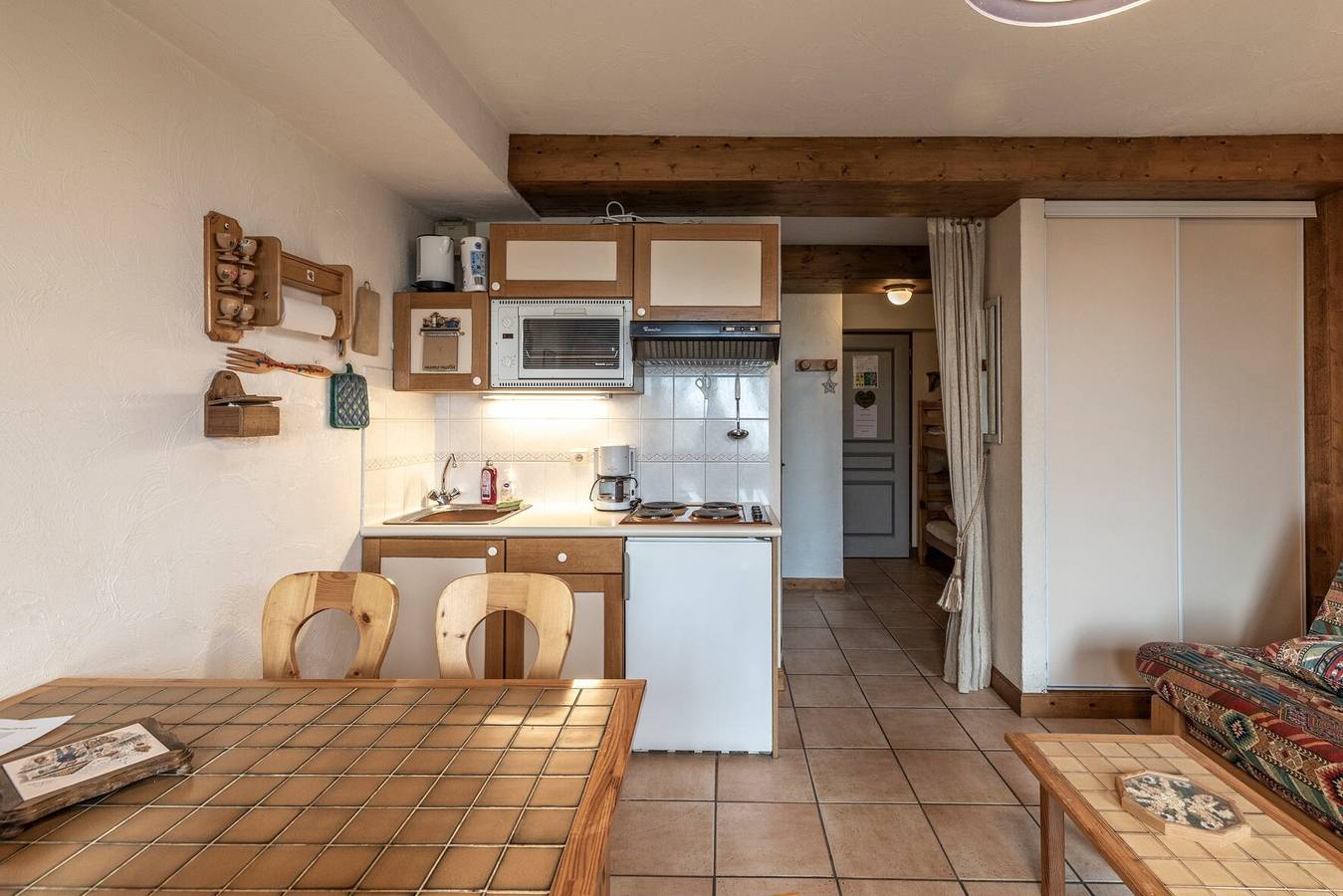 Ganzes Studio, Studio 'Cabine Saint-Gervais' mit Meerblick und Wlan in Saint-Gervais-les-Bains, Pays du Mont-Blanc