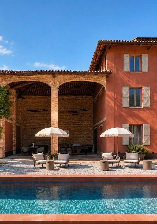 B&b per 2 persone, con Giardino e Piscina nonché Panorama a Nizza Monferrato