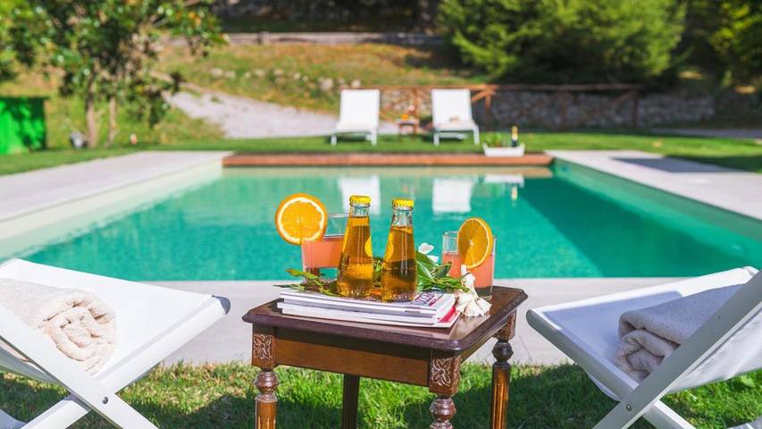 Villa voor 8 personen, with sauna and tuin as well as zwembad in Santa Fiora