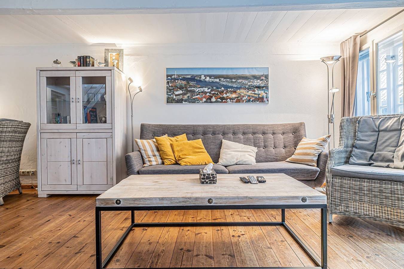 Käte-Lassen-Huus / uriges Häuschen auf 3 Ebenen mit Dachterrasse in Flensburg, Flensburger Förde