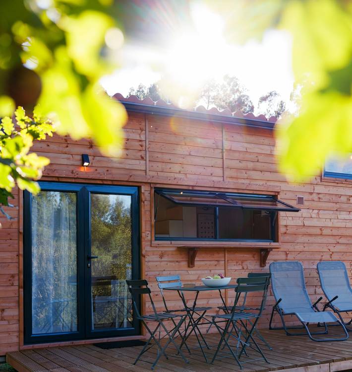 Cabaña de madera para 4 personas, con jardín además de terraza y vistas al lago, Se admiten mascotas en Arcos de Valdevez - 4