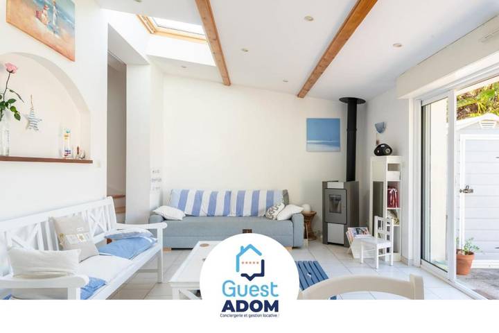 Location de vacances pour 6 personnes, avec Terrasse et Jardin dans Plage de La Source