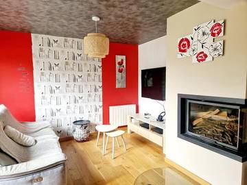 Cottage pour 6 personnes, avec jardin et vue dans Couville