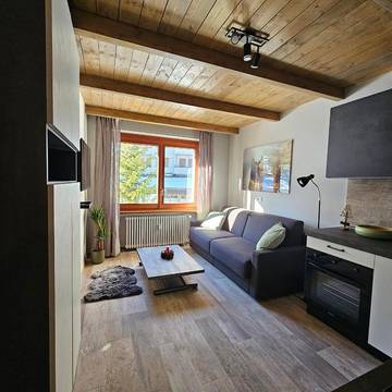 Gîte pour 3 personnes, avec balcon et vue, animaux acceptés à Sestrières