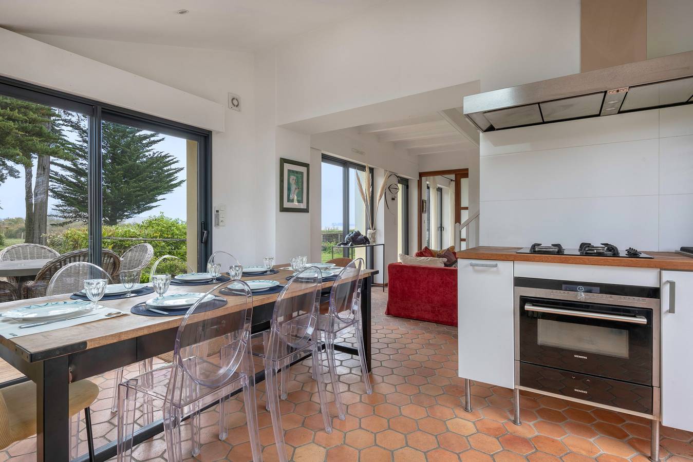 Maison familiale pour 8 avec vue sur le Golfe in Arzon, Côte des Mégalithes