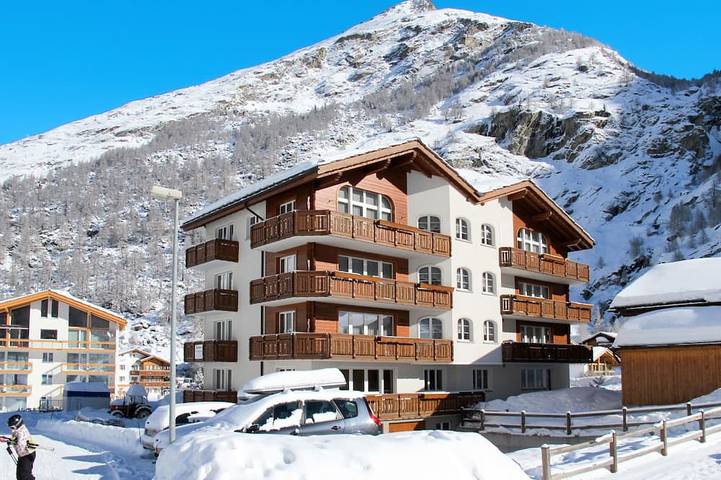 Ferienwohnung für 5 Personen, mit Balkon in Saas-Almagell